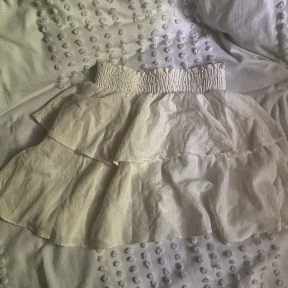 Princess polly white mini skirt